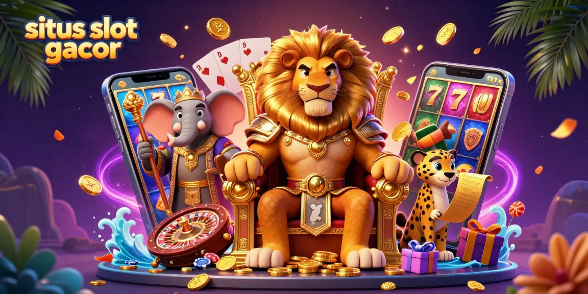 Experience excitement at situs slot gacor with vivid slot games and dynamic casino elements.