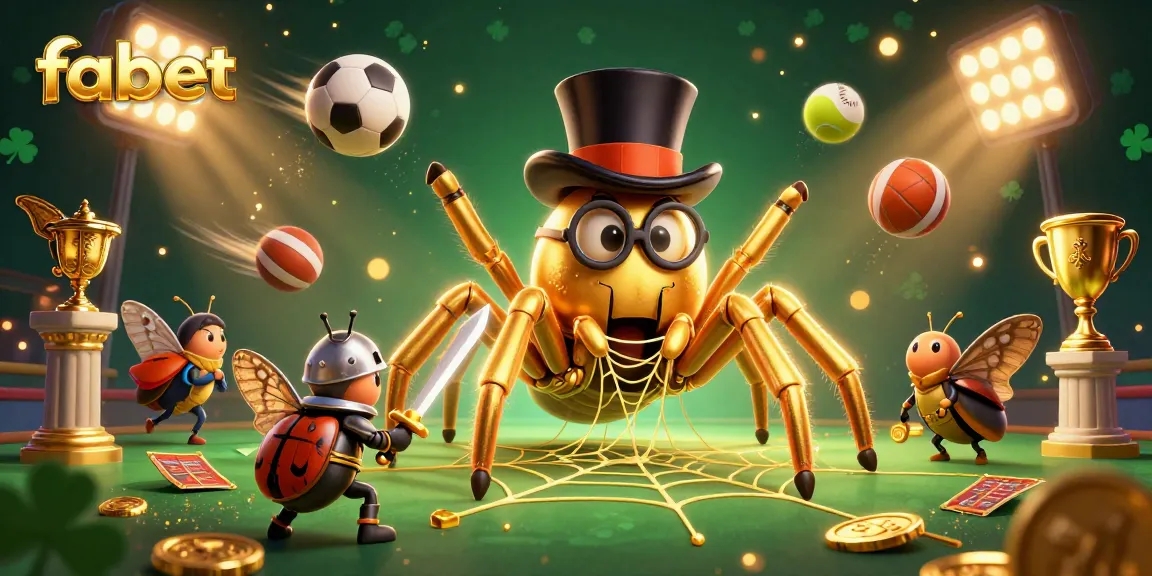 Experience thrilling bets and rewards with fabet in this dynamic casino illustration.