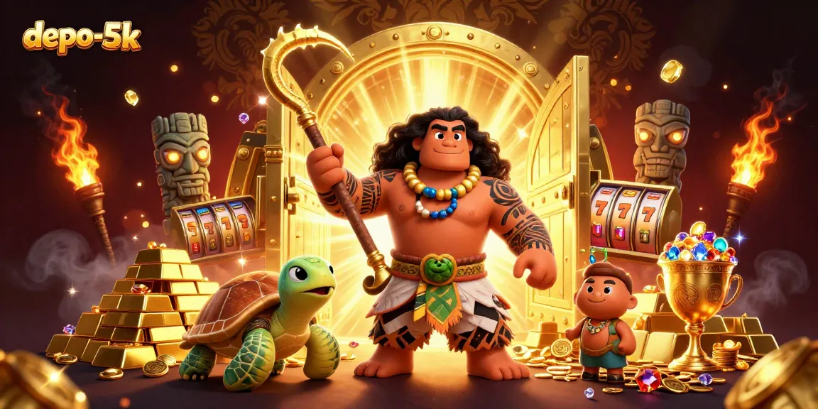 Engage in exciting gameplay with depo-5k as you spin vibrant slot reels and discover jackpots.