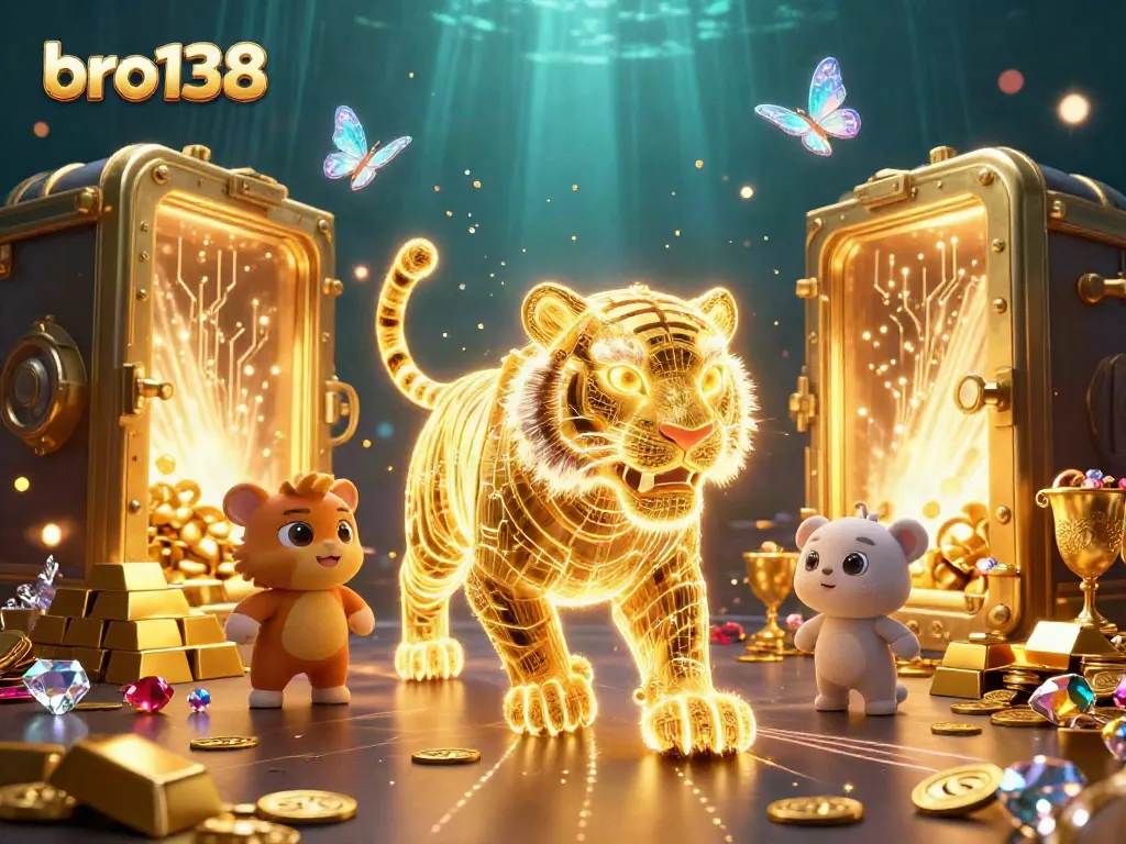 Spin with excitement at bro138 Casino amidst golden treasures and vibrant energy.