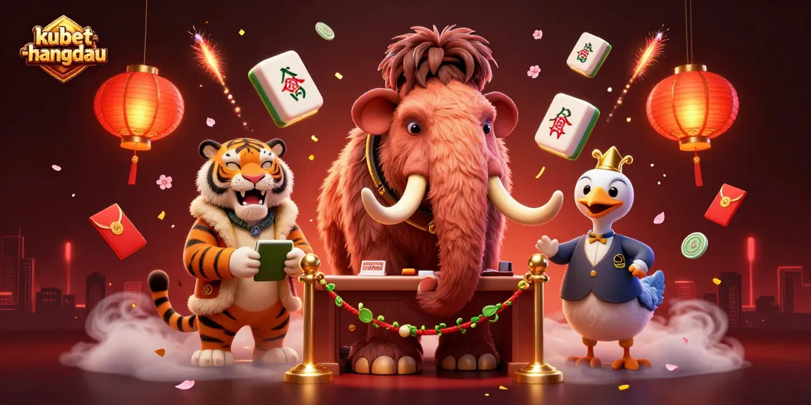 Experience thrilling entertainment at kubet-hangdau with 3D casino characters checking IDs.