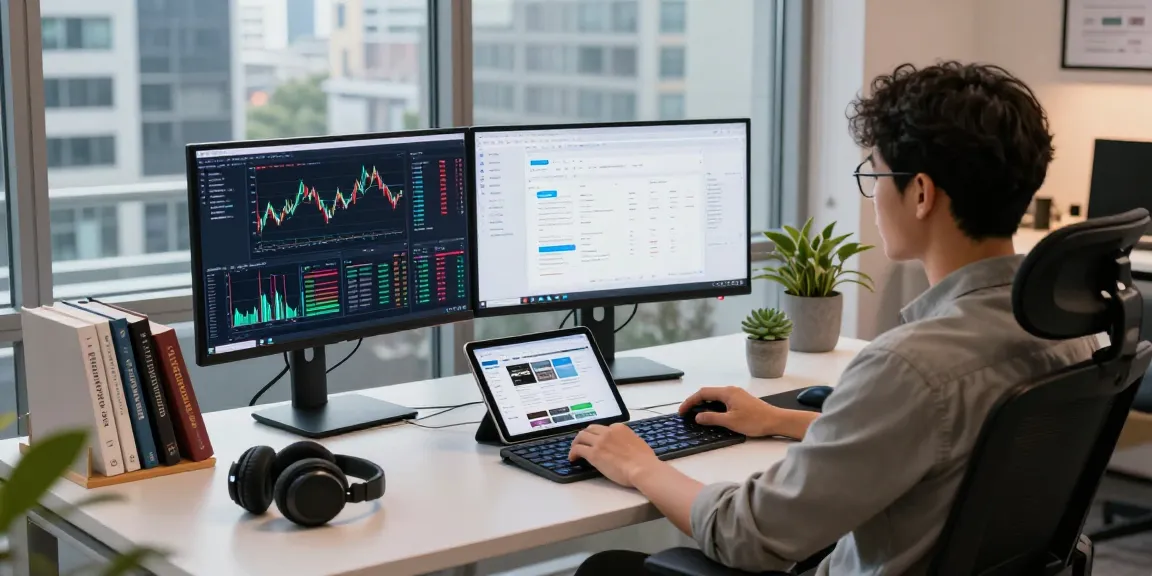 Real-time financial API application development workspace illustrating quantitative trading data feed integration.