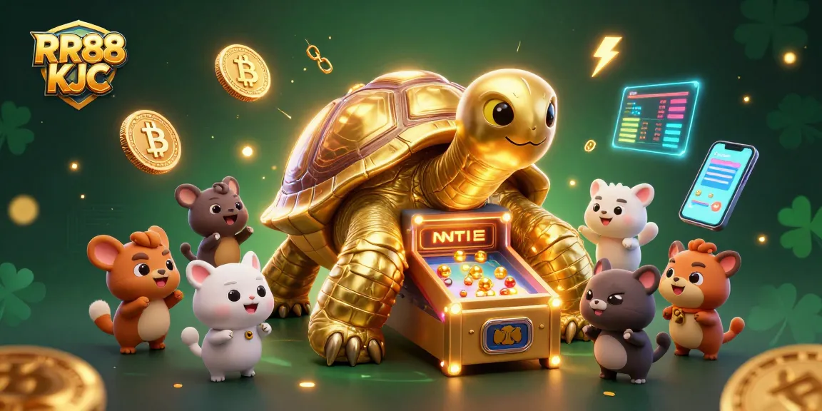 Engage with RR88 KJC’s exciting games featuring golden tortoise pinball and vibrant cryptocurrency elements.