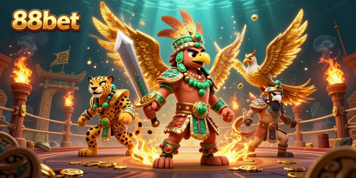 Engage in thrilling gaming at 88bet featuring dynamic warriors and casino elements.