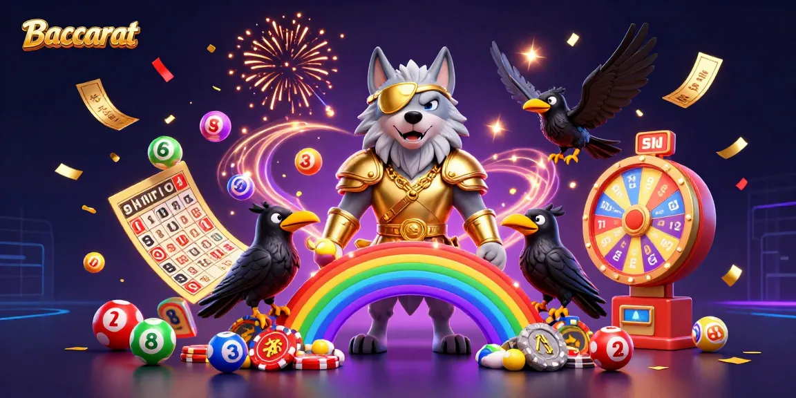 Baccarat gameplay illustrated with vibrant Norse-inspired characters, showcasing a lively casino atmosphere.