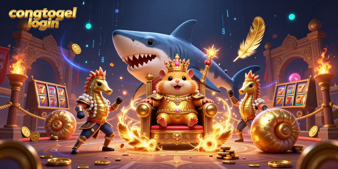 Engage with congtogel login by placing bets in a vibrant casino-themed battle scene.
