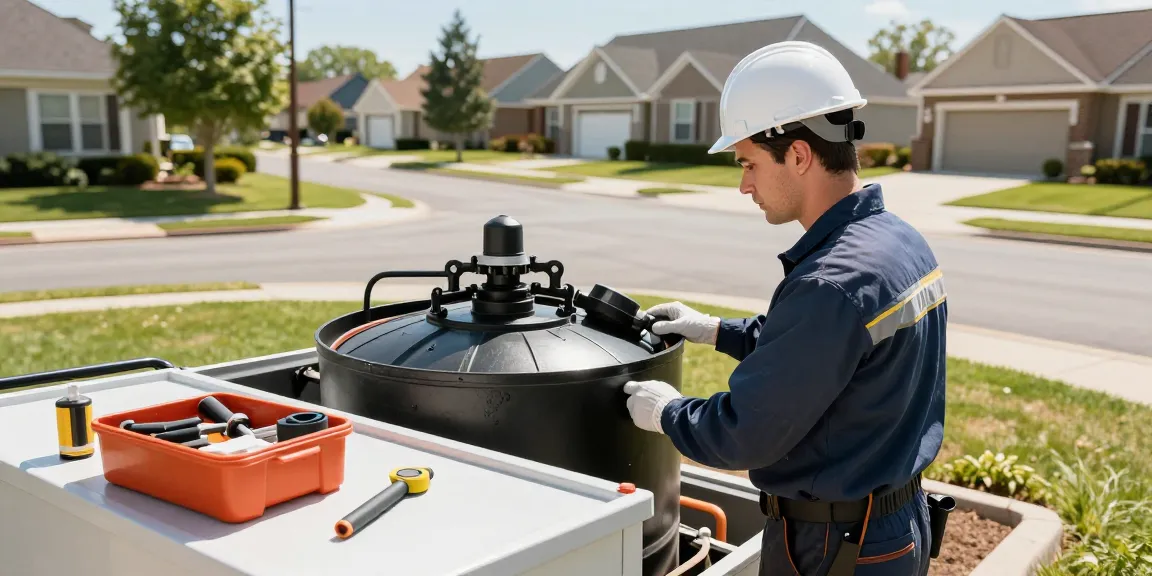Septic maintenance performed by a trusted local professional contractor.