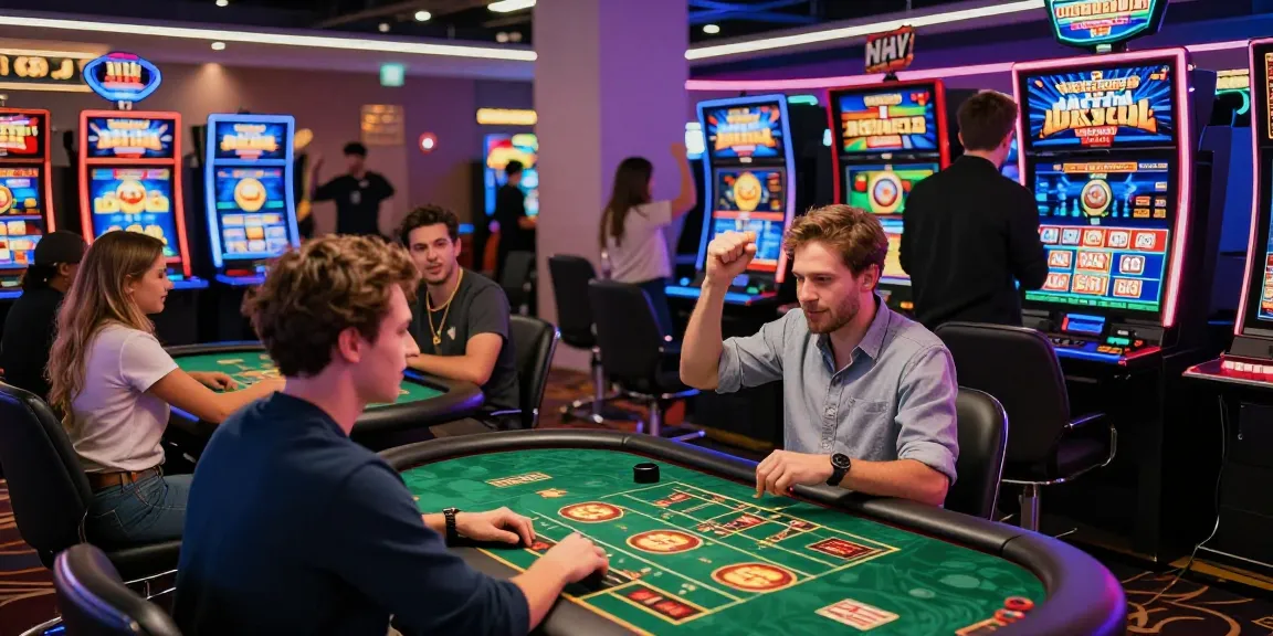 Players enjoying games at Happyluke online casino, showcasing excitement and engagement in a vibrant virtual environment.