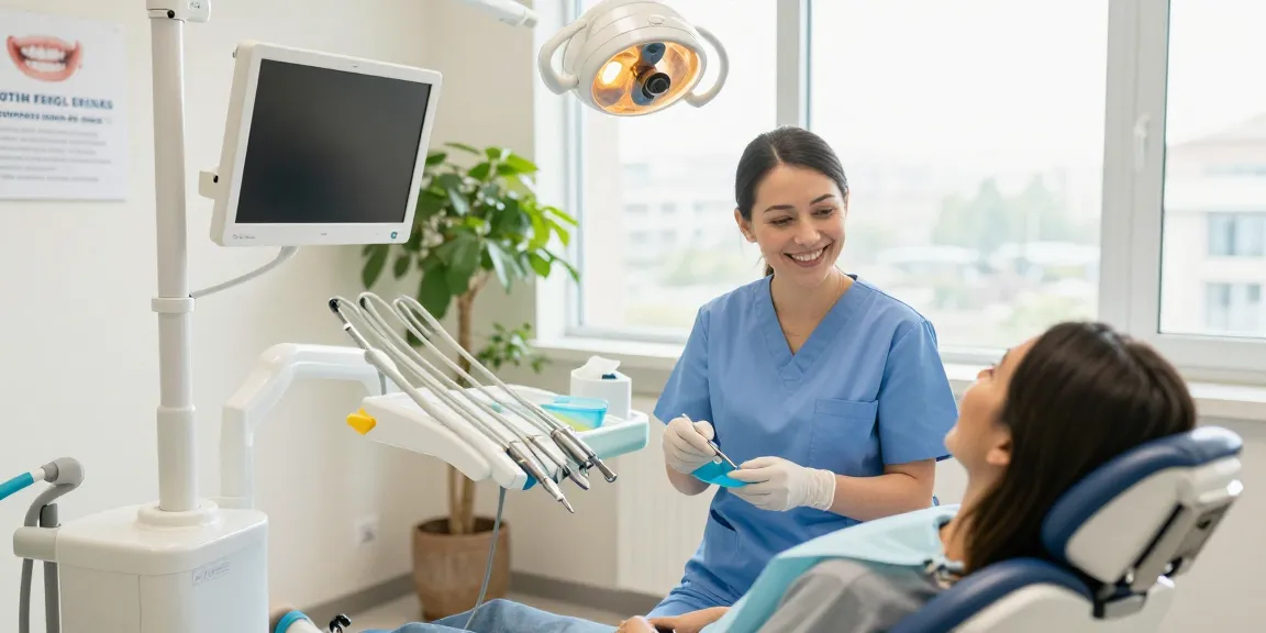 Visit a welcoming dental clinic with professional staff and a bright environment.