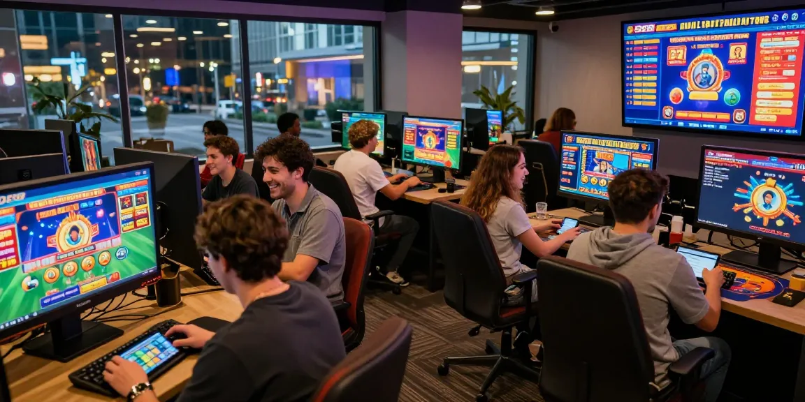 Engaged players enjoying diverse games on the QS88 platform, exemplifying excitement and modern gaming culture.