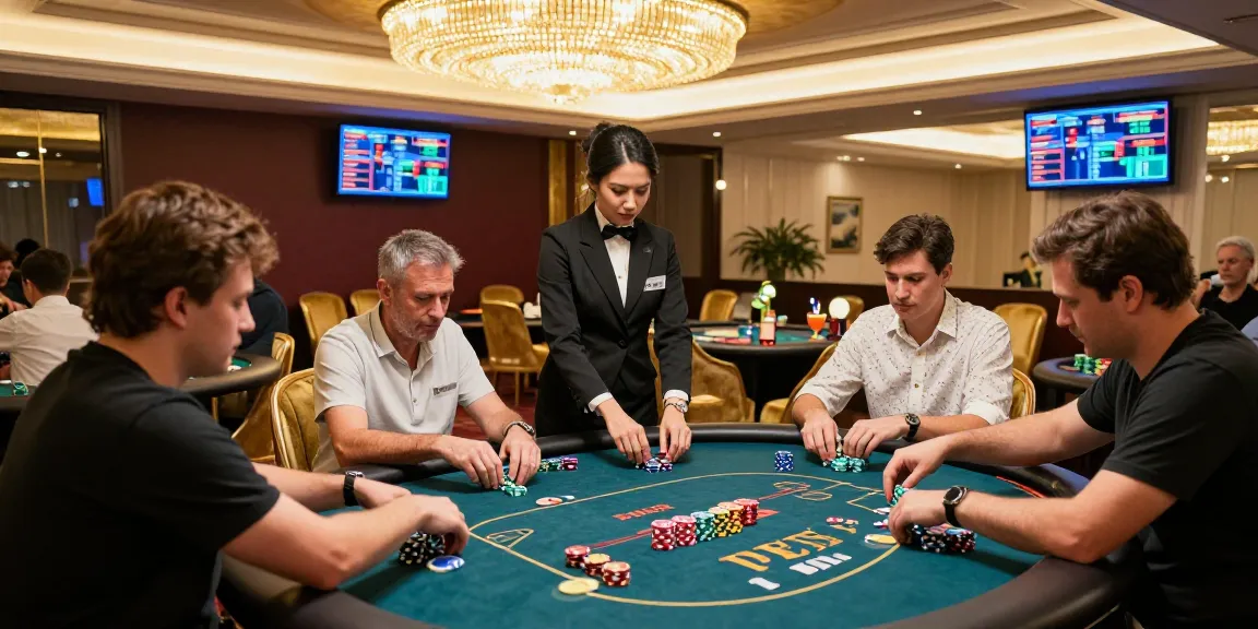 iwin casino gaming experience with vibrant tables and engaged players