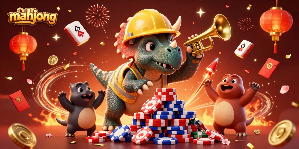 Experience Mahjong excitement with colorful characters celebrating a game night.